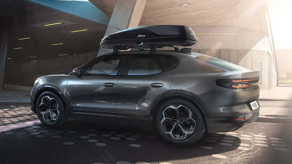 Ford Capri mit Dachzubehör