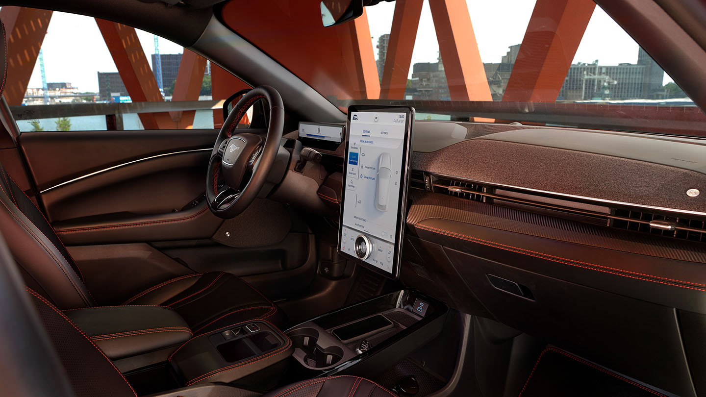 Innenraum eines Ford Mustang Mach-E