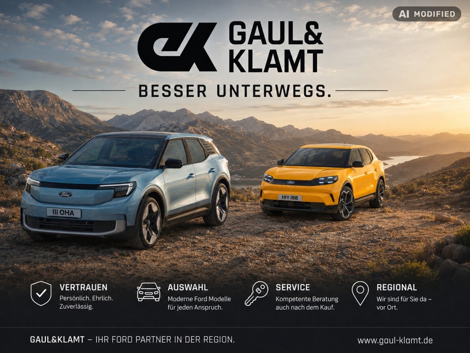Fahrzeugabbildung Ford Puma Gen-E Premium BEV 43kWh|Winter|LED|AHK - mit KI generiert/bearbeitet