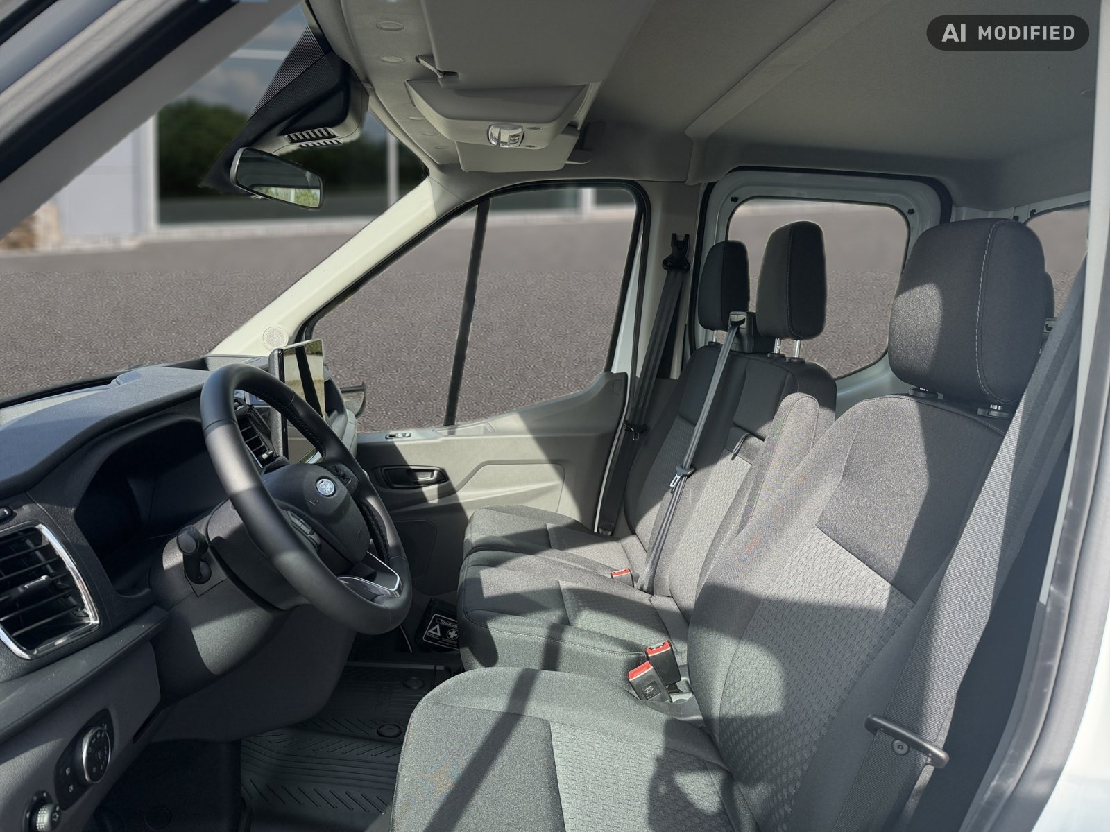 Fahrzeugabbildung Ford Transit 350 L2 Doppelkabine Trend RFKamera|DAB+ - mit KI generiert/bearbeitet