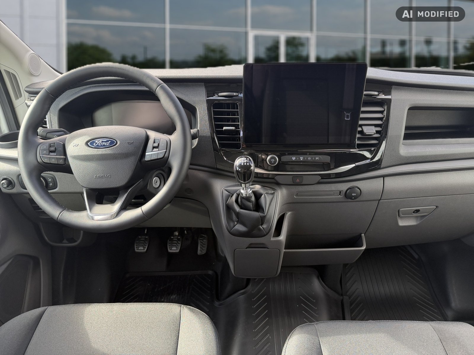 Fahrzeugabbildung Ford Transit 350 L2 Doppelkabine Trend RFKamera|DAB+ - mit KI generiert/bearbeitet