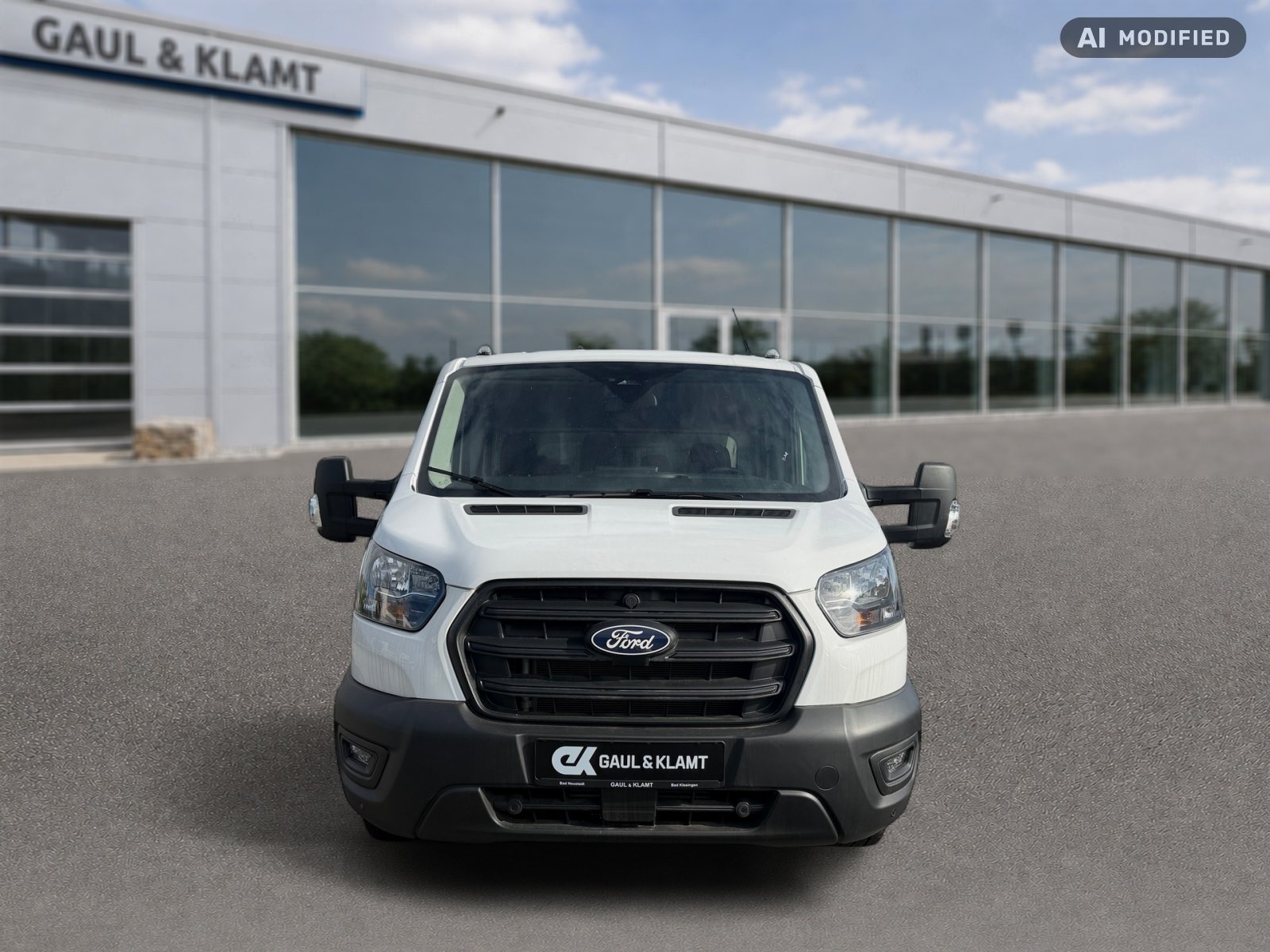 Fahrzeugabbildung Ford Transit 350 L2 Doppelkabine Trend RFKamera|DAB+ - mit KI generiert/bearbeitet