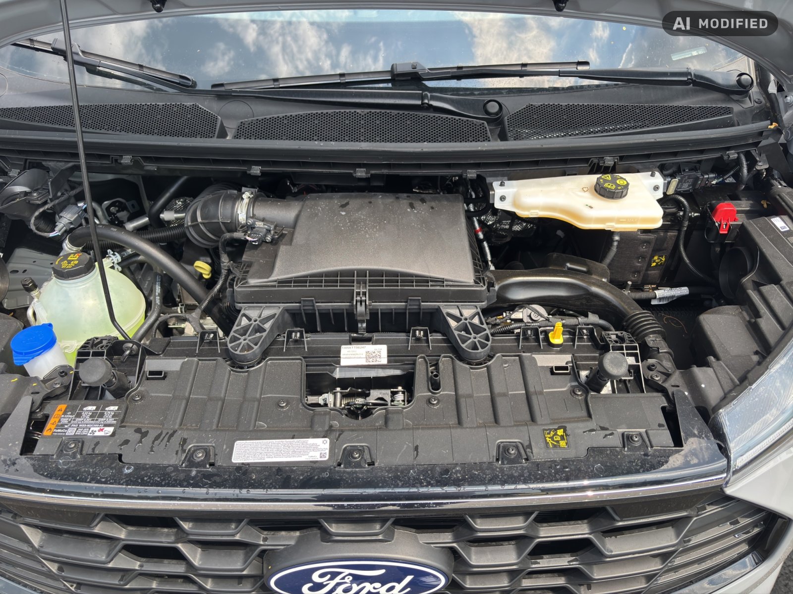 Fahrzeugabbildung Ford Tourneo Custom 2,0l 125 kW Diesel 320 L1 Active AWD #B&O Sound #Panodach - mit KI generiert/bearbeitet