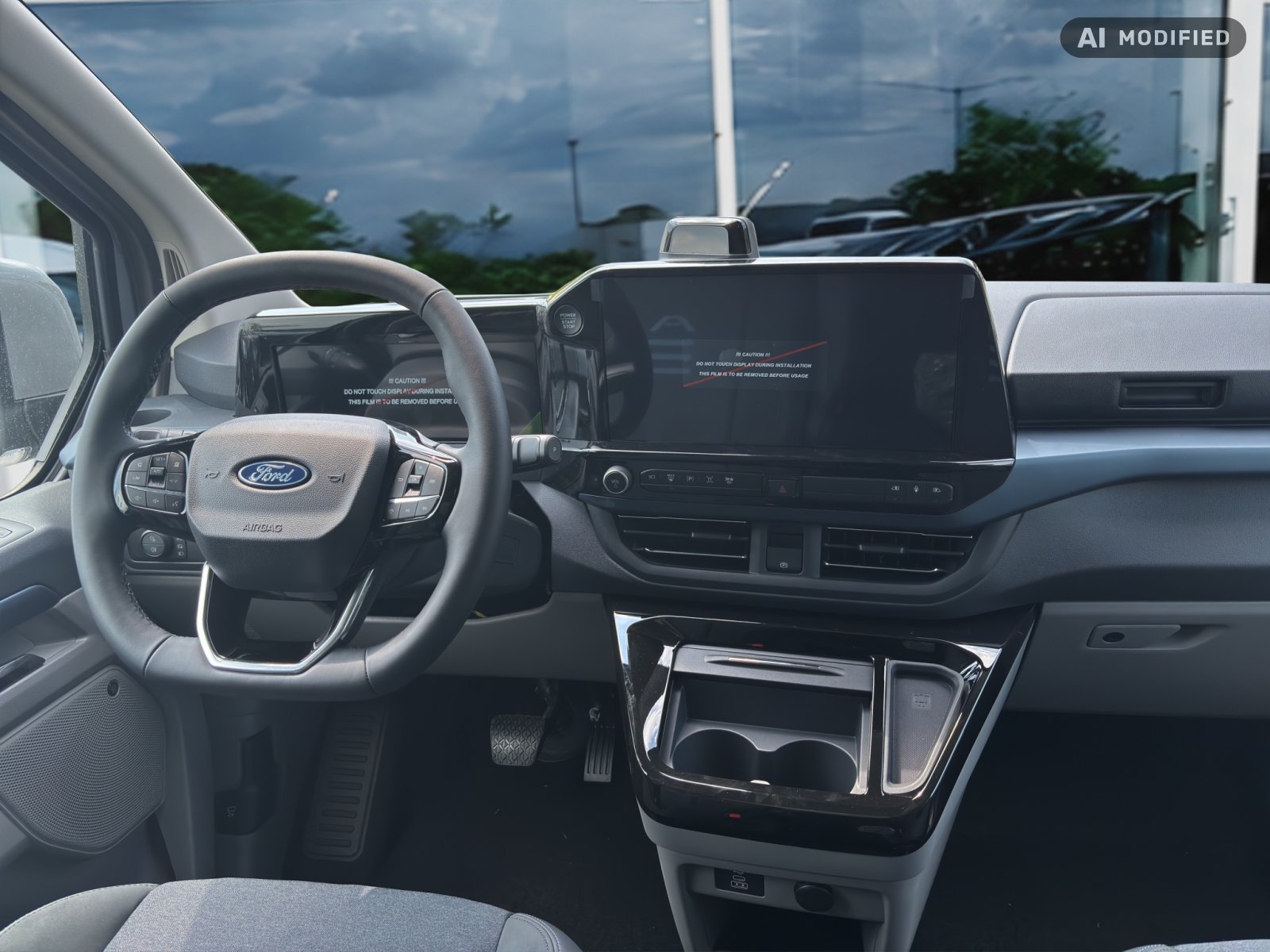 Fahrzeugabbildung Ford Tourneo Custom 2,0l 125 kW Diesel 320 L1 Active AWD #B&O Sound #Panodach - mit KI generiert/bearbeitet