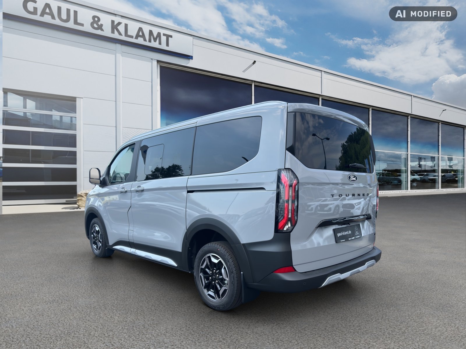 Fahrzeugabbildung Ford Tourneo Custom 2,0l 125 kW Diesel 320 L1 Active AWD #B&O Sound #Panodach - mit KI generiert/bearbeitet