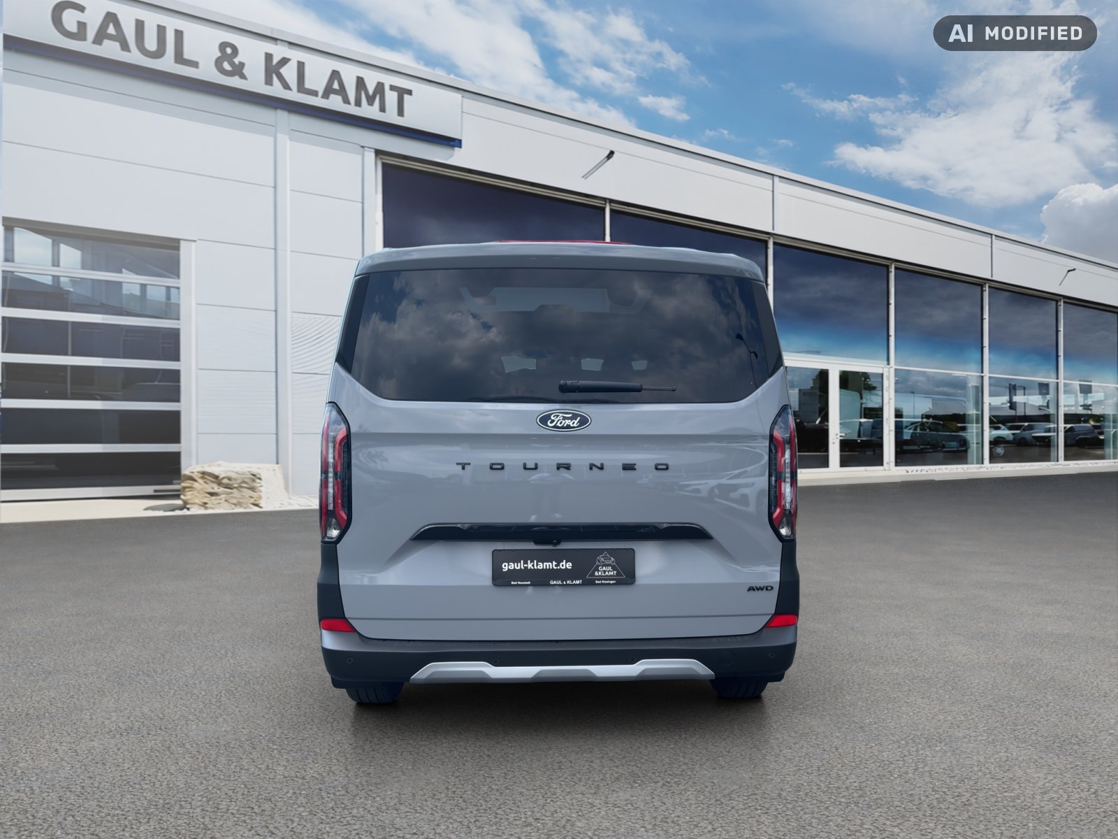 Fahrzeugabbildung Ford Tourneo Custom 2,0l 125 kW Diesel 320 L1 Active AWD #B&O Sound #Panodach - mit KI generiert/bearbeitet