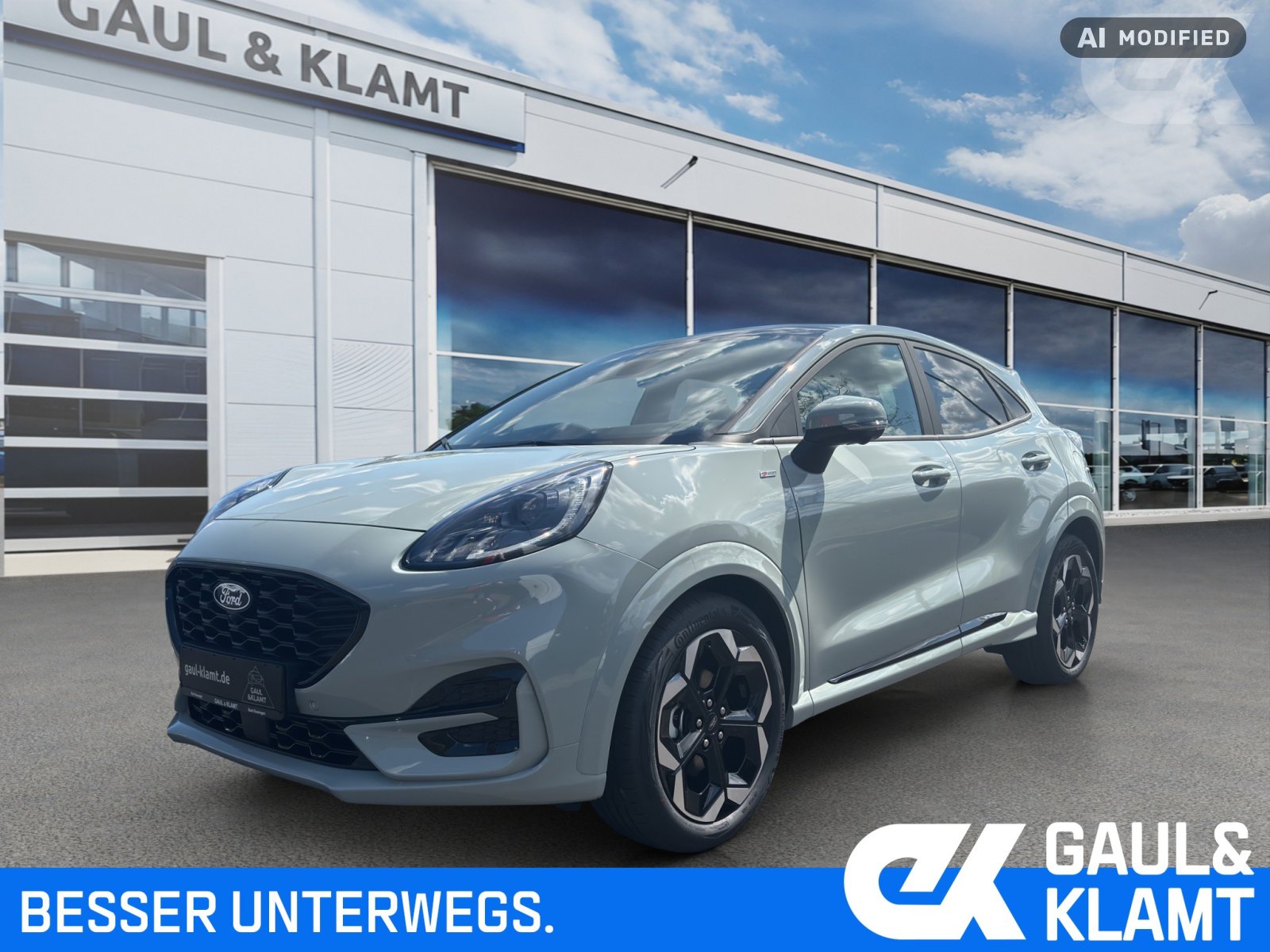Fahrzeugabbildung Ford Puma 1,0l 92 kW Benzin ST-Line X #Navi #360Kamera - mit KI generiert/bearbeitet