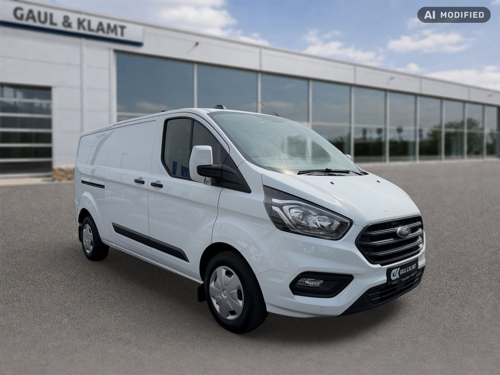Fahrzeugabbildung Ford Transit Custom Diesel 340 L2 Trend - mit KI generiert/bearbeitet