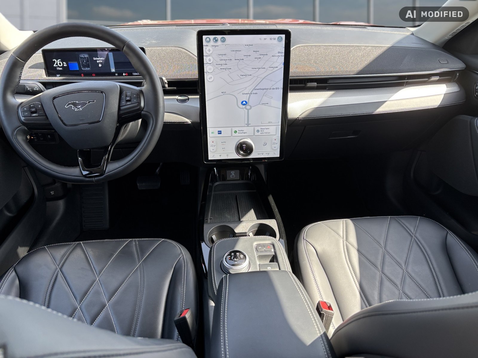 Fahrzeugabbildung Ford Mustang Mach-E Basis|KeyFree|360° - mit KI generiert/bearbeitet