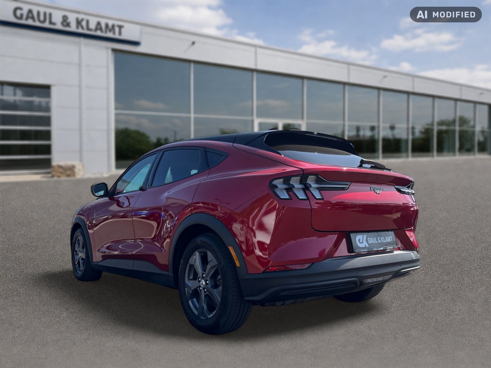 Fahrzeugabbildung Ford Mustang Mach-E Basis|KeyFree|360° - mit KI generiert/bearbeitet