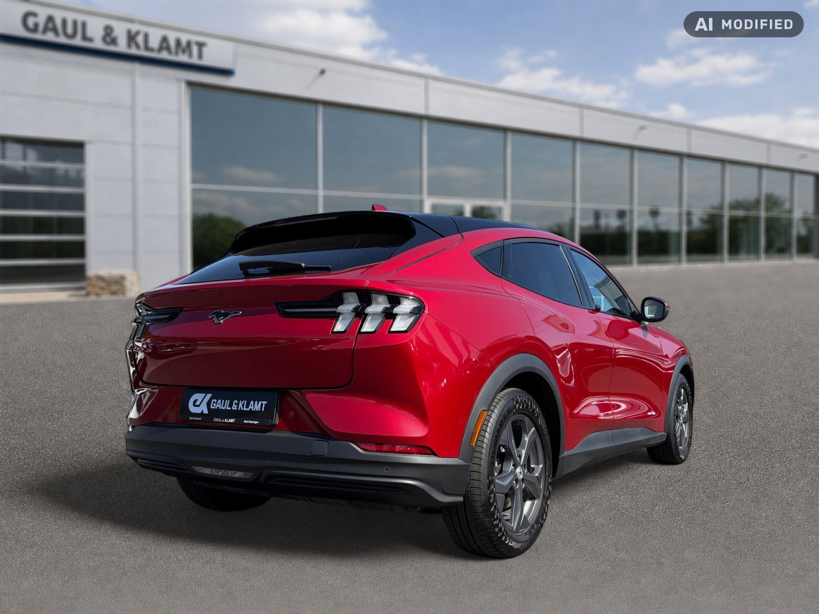 Fahrzeugabbildung Ford Mustang Mach-E Basis|KeyFree|360° - mit KI generiert/bearbeitet