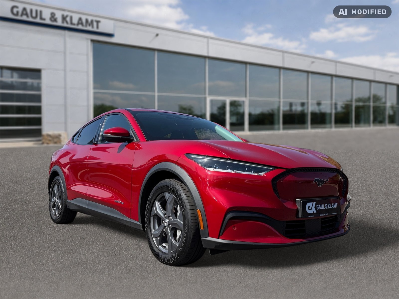 Fahrzeugabbildung Ford Mustang Mach-E Basis|KeyFree|360° - mit KI generiert/bearbeitet