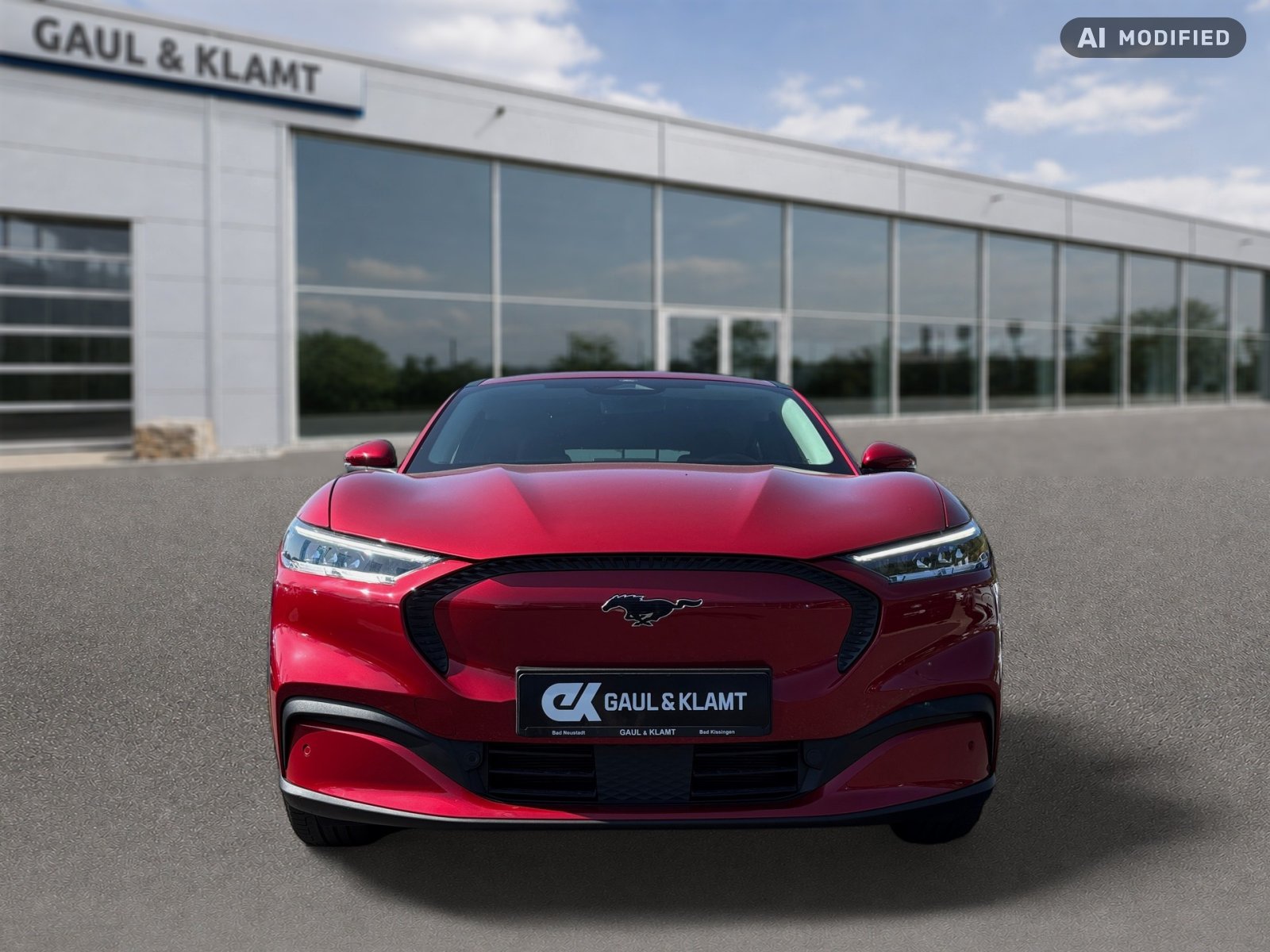 Fahrzeugabbildung Ford Mustang Mach-E Basis|KeyFree|360° - mit KI generiert/bearbeitet