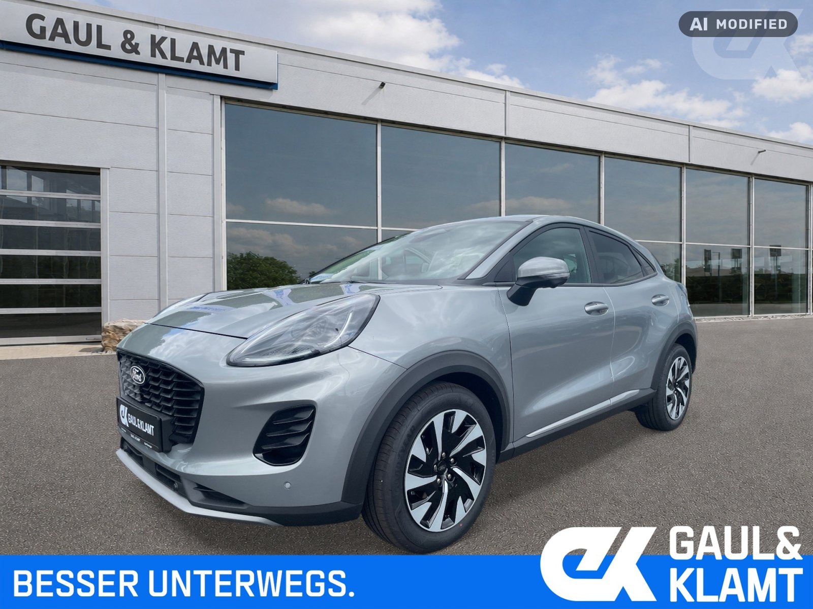 Fahrzeugabbildung Ford Puma EcoBoost Titanium #Winterpaket #Komfortpaket - mit KI generiert/bearbeitet