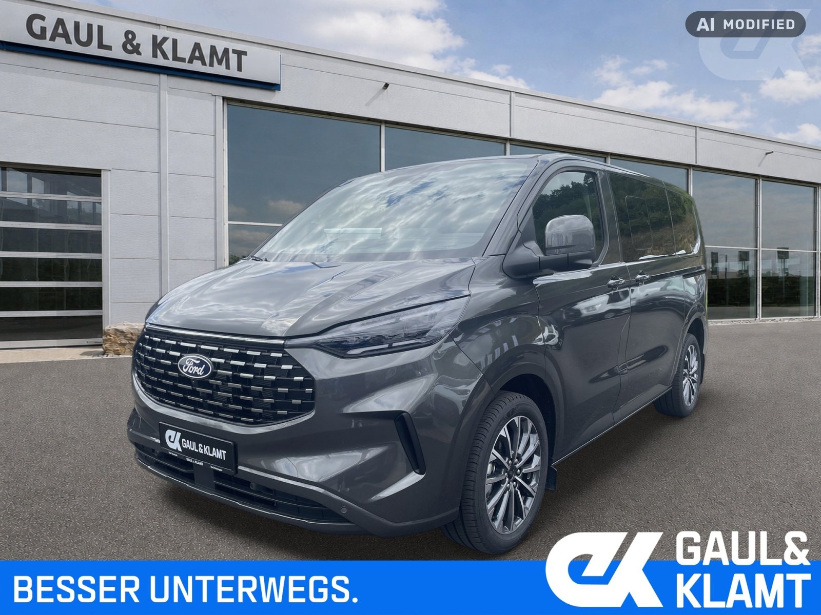 Fahrzeugabbildung Ford Tourneo Custom Diesel 320 L1 Titanium X #B&O Sound - mit KI generiert/bearbeitet
