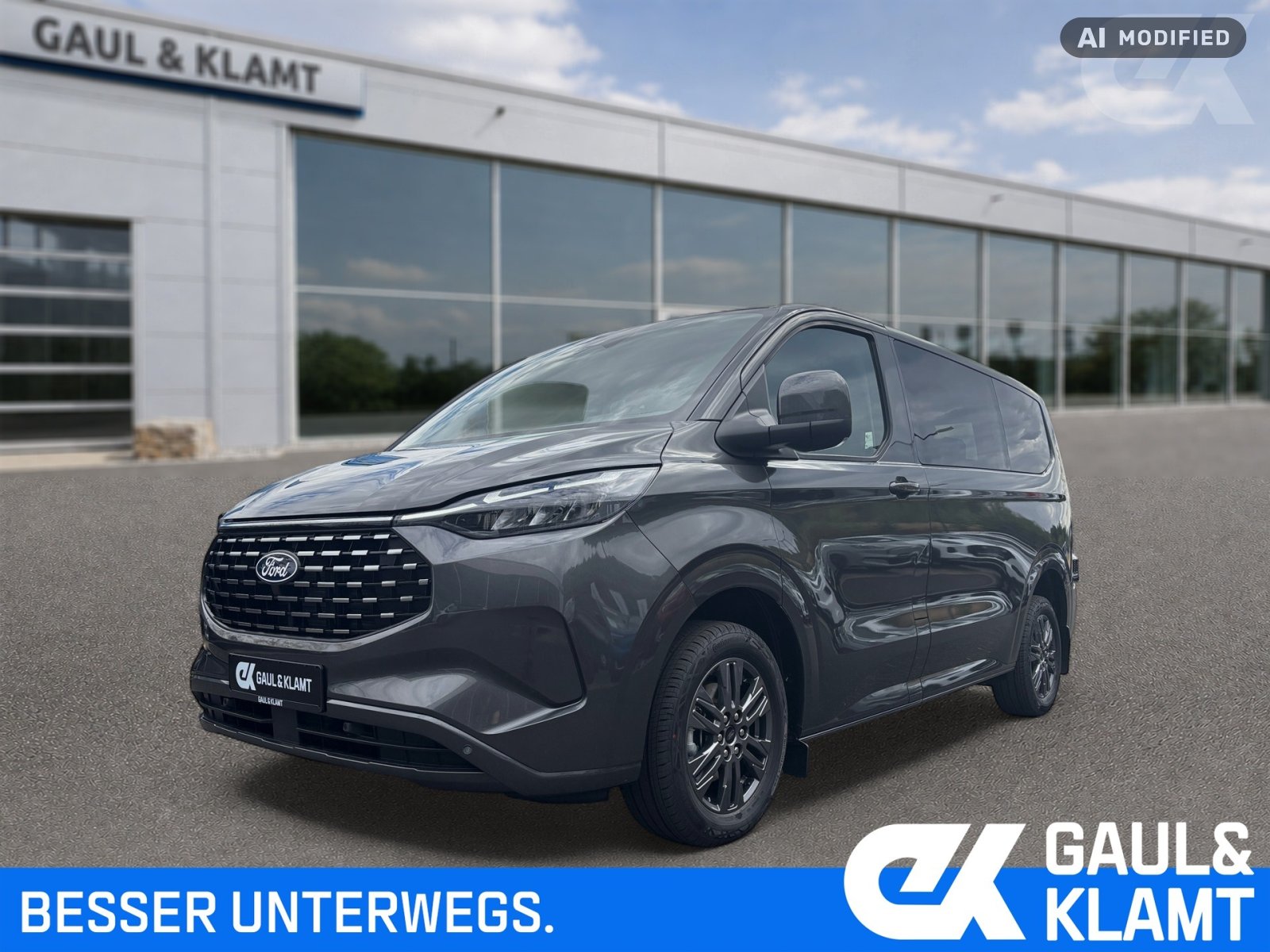 Fahrzeugabbildung Ford Tourneo Custom Plug-in Hybrid 340 L1 Tourneo Titanium FWD - mit KI generiert/bearbeitet