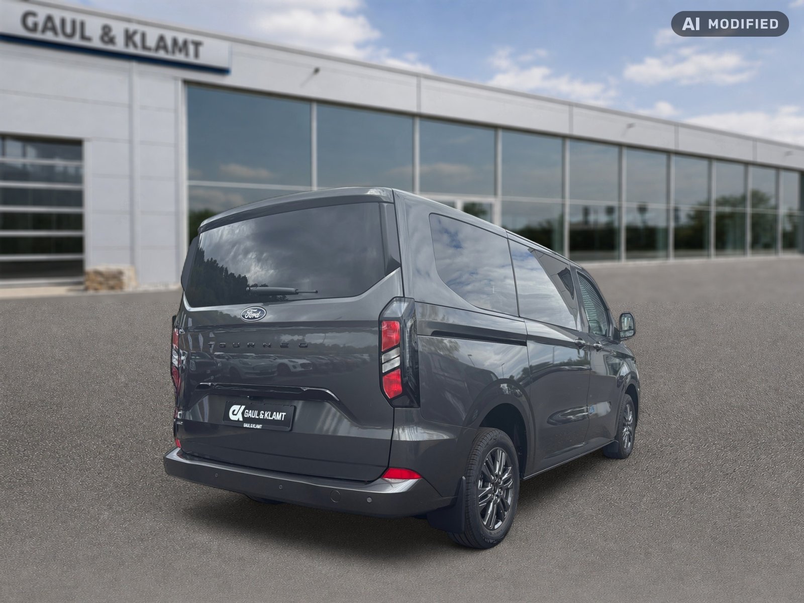 Fahrzeugabbildung Ford Tourneo Custom Plug-in Hybrid 340 L1 Tourneo Titanium FWD - mit KI generiert/bearbeitet