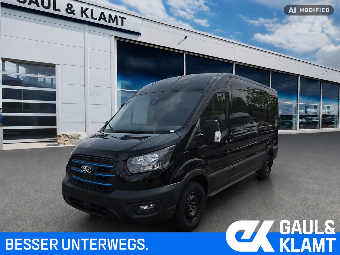 Ford E-Transit 135 kW BEV 89 kWh Akku 350 L3 Trend #DAB+ #TechnologiePaket - mit KI generiert/bearbeitet