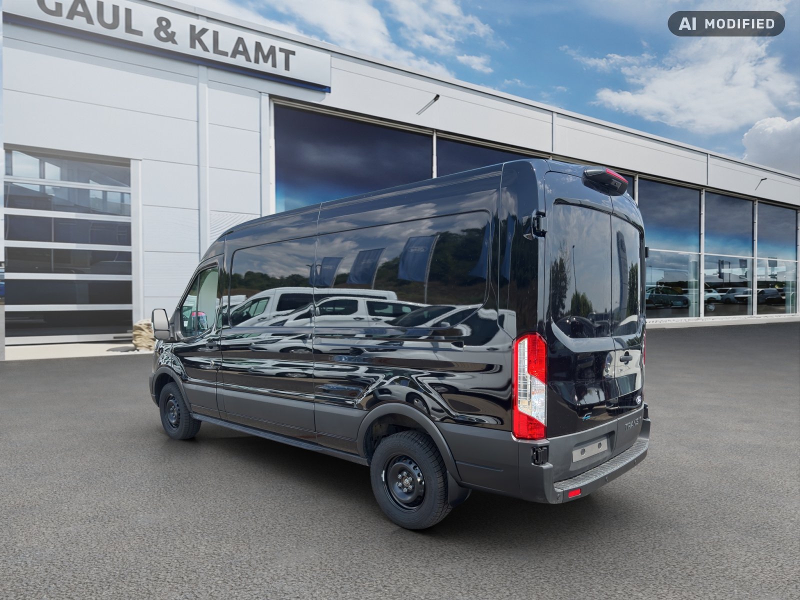 Fahrzeugabbildung Ford E-Transit 135 kW BEV 89 kWh Akku 350 L3 Trend #DAB+ #TechnologiePaket - mit KI generiert/bearbeitet
