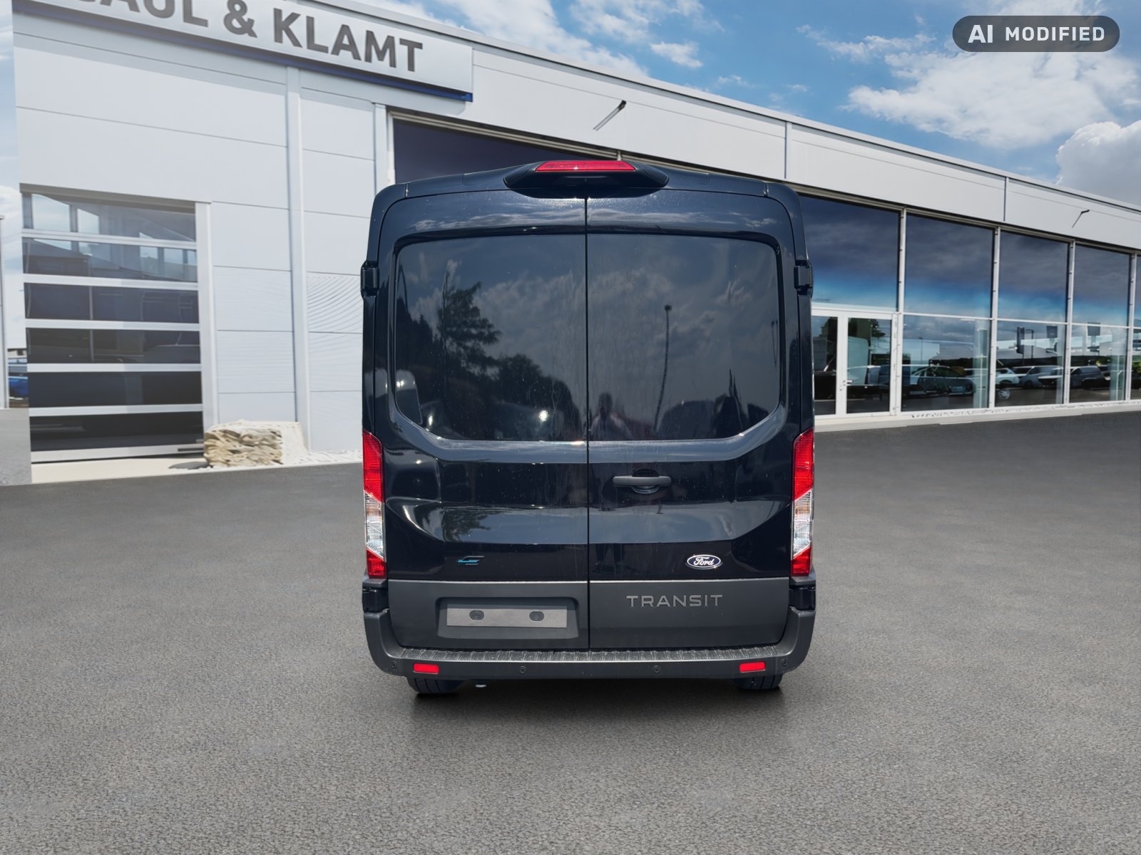 Fahrzeugabbildung Ford E-Transit 135 kW BEV 89 kWh Akku 350 L3 Trend #DAB+ #TechnologiePaket - mit KI generiert/bearbeitet