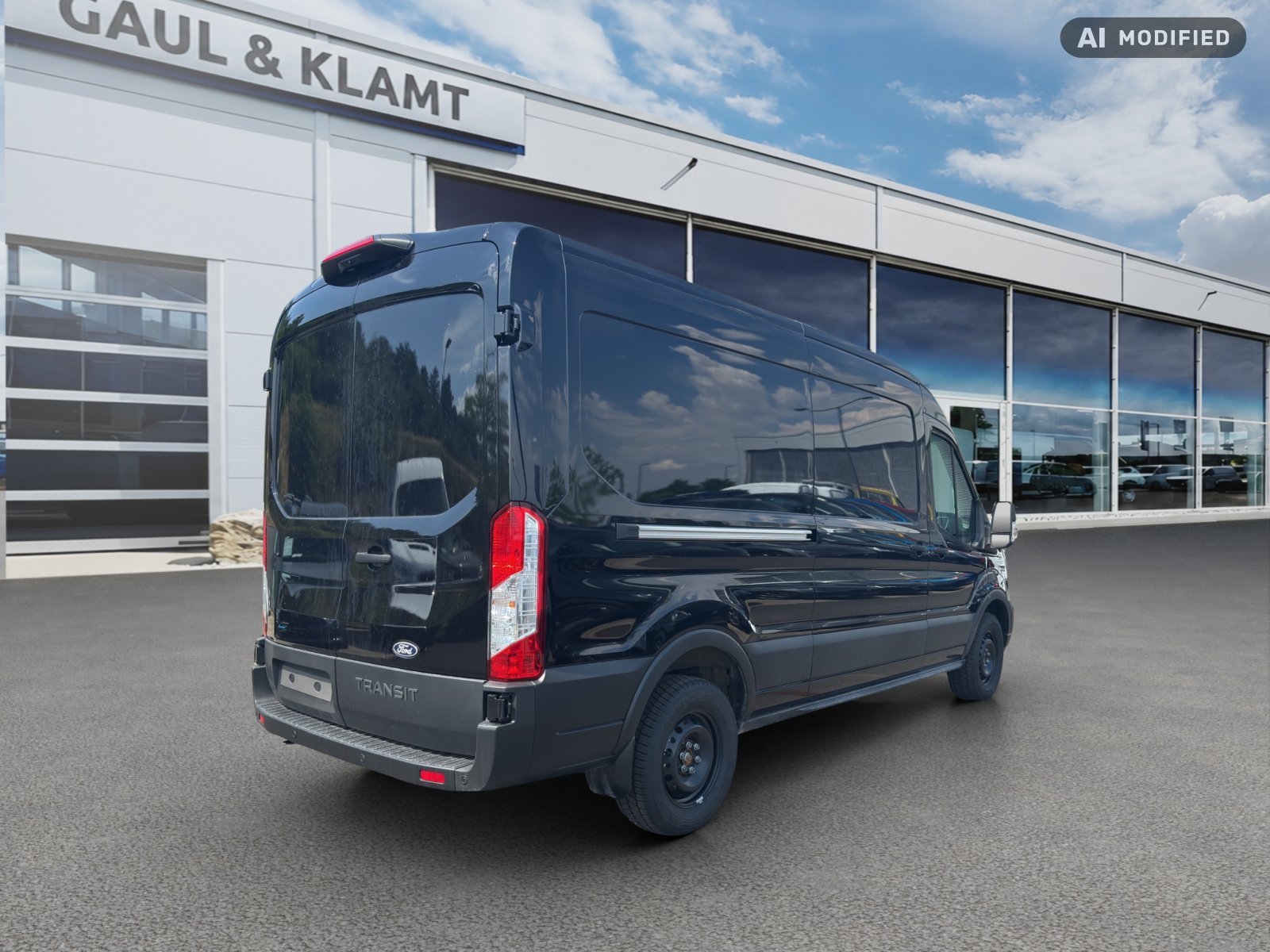 Fahrzeugabbildung Ford E-Transit 135 kW BEV 89 kWh Akku 350 L3 Trend #DAB+ #TechnologiePaket - mit KI generiert/bearbeitet