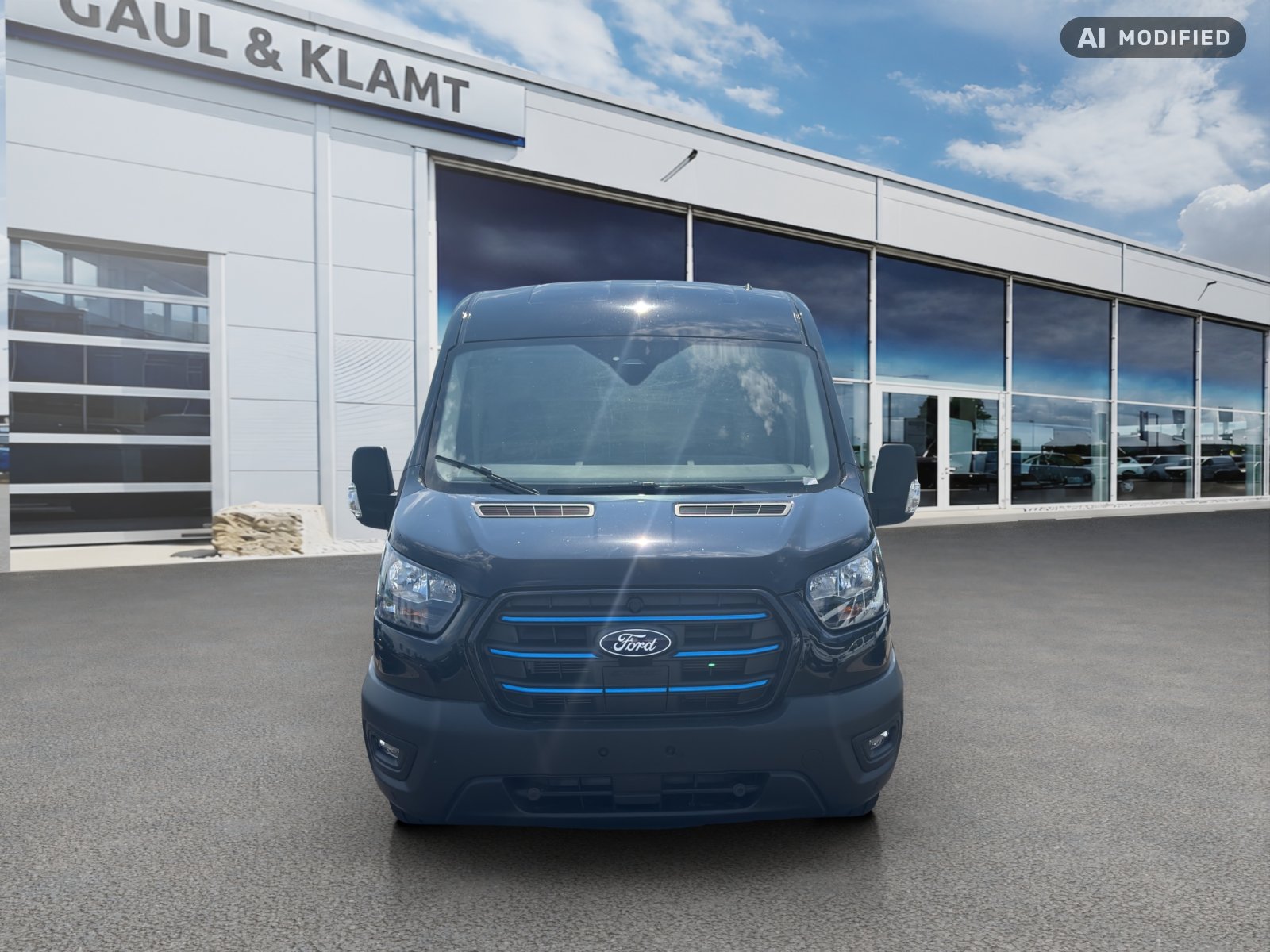 Fahrzeugabbildung Ford E-Transit 135 kW BEV 89 kWh Akku 350 L3 Trend #DAB+ #TechnologiePaket - mit KI generiert/bearbeitet