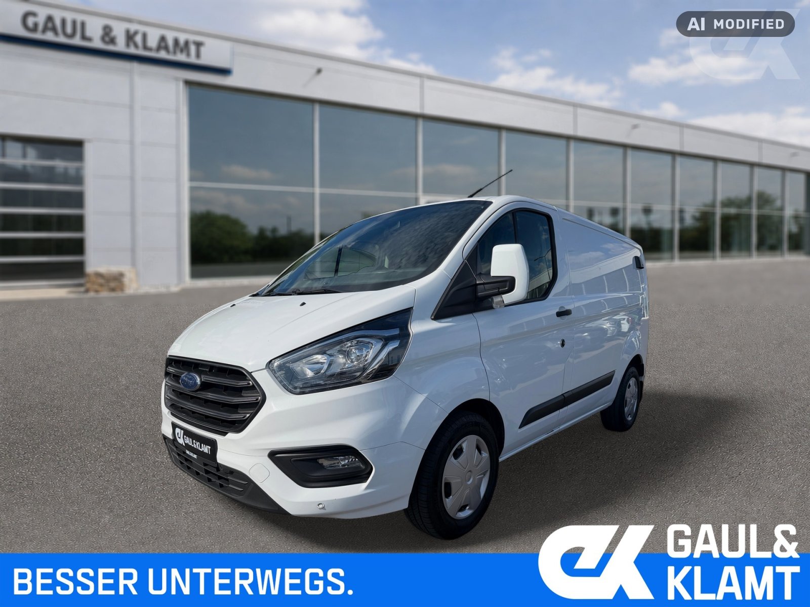 Fahrzeugabbildung Ford Transit Custom 340 L1 Trend - mit KI generiert/bearbeitet