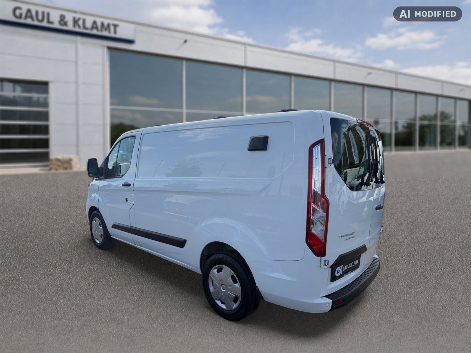 Fahrzeugabbildung Ford Transit Custom 340 L1 Trend - mit KI generiert/bearbeitet