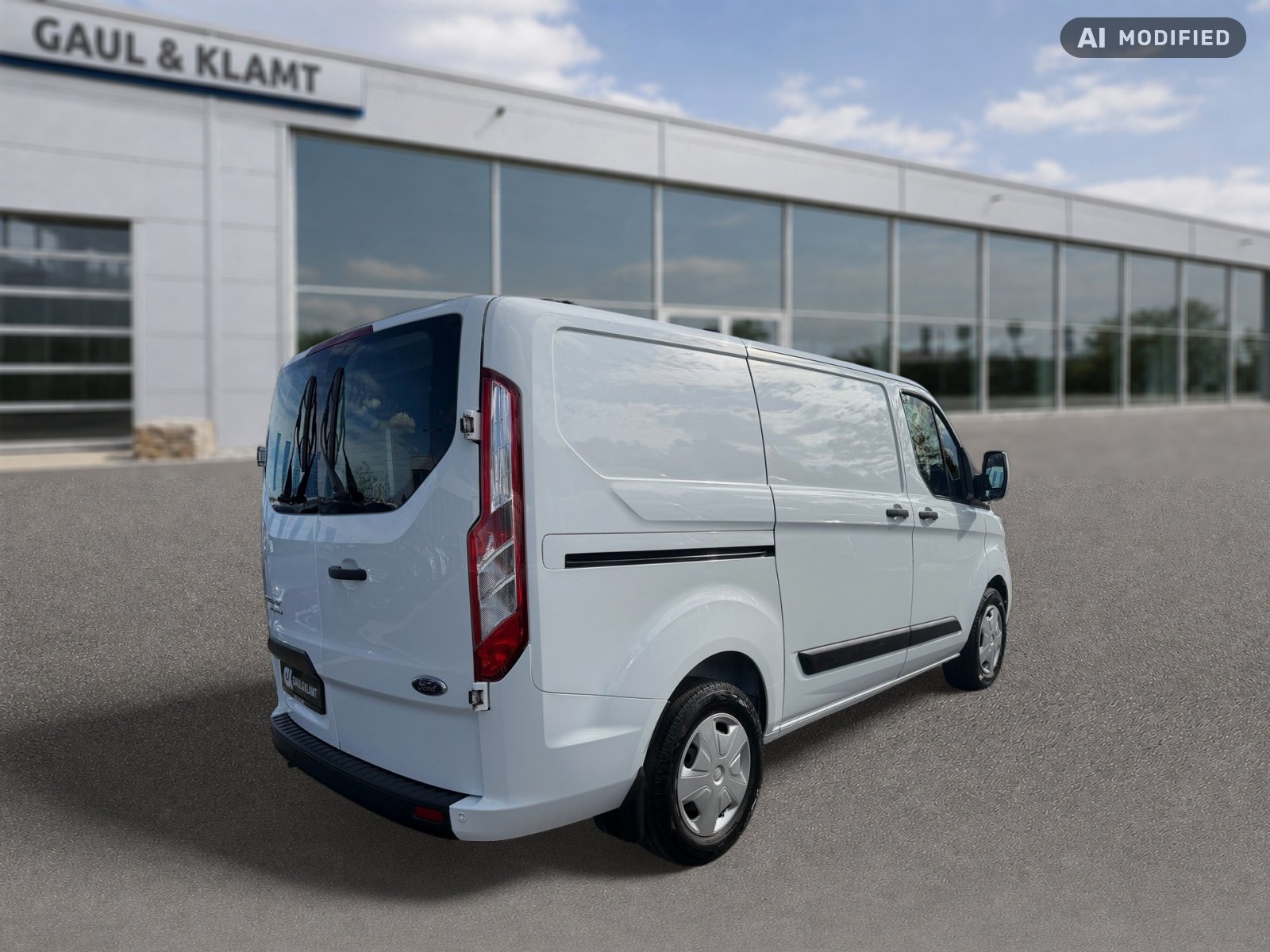 Fahrzeugabbildung Ford Transit Custom 340 L1 Trend - mit KI generiert/bearbeitet