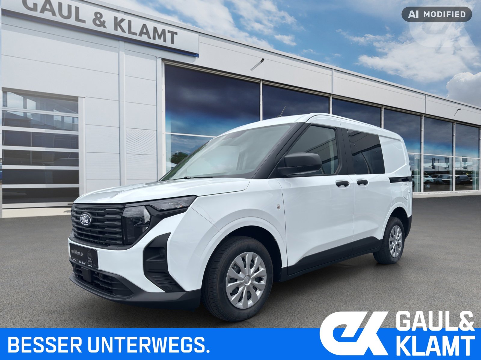 Ford Transit Courier 1,5l 74 kW Trend Doppelkabine - mit KI generiert/bearbeitet