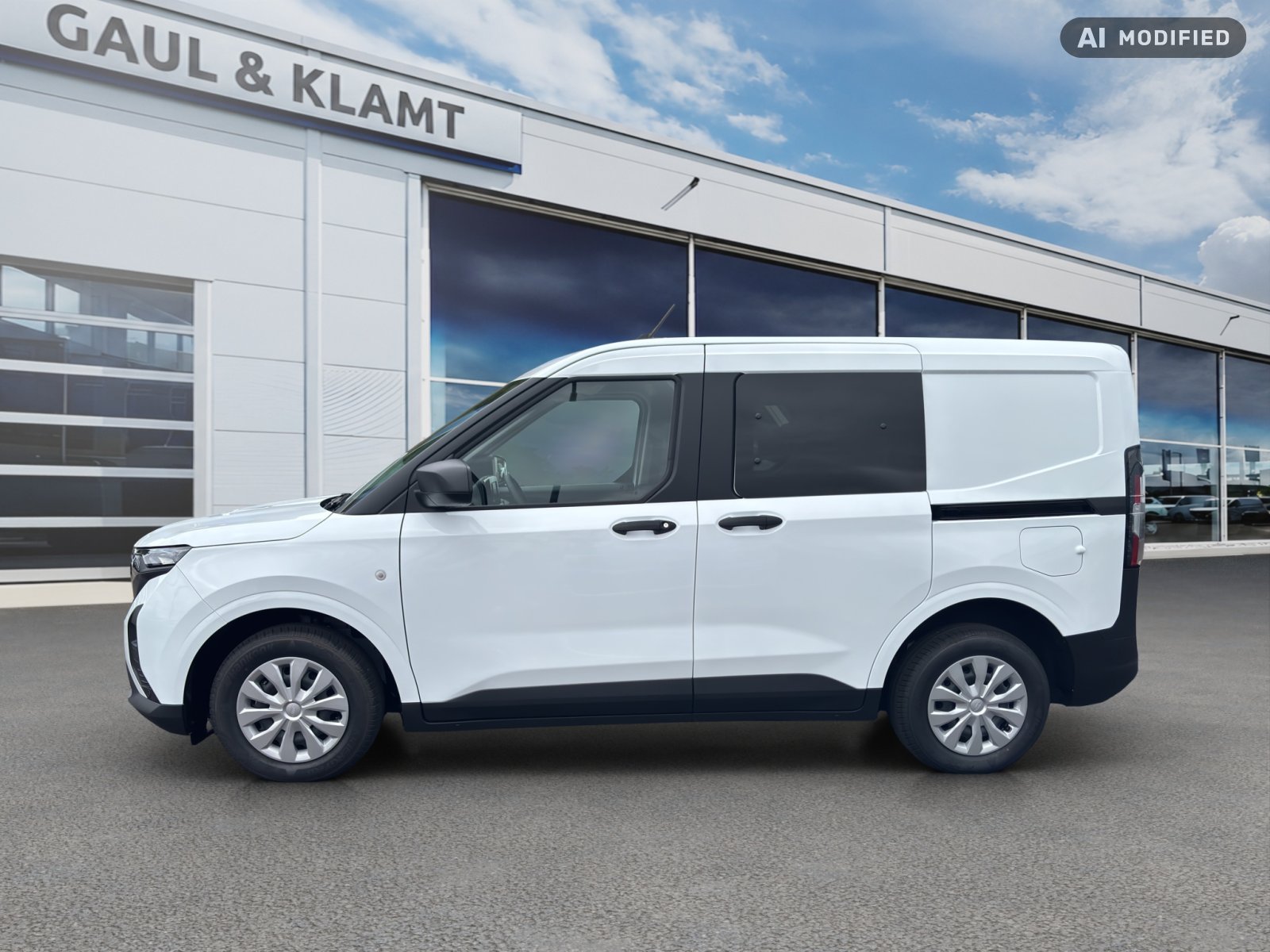 Fahrzeugabbildung Ford Transit Courier 1,5l 74 kW Trend Doppelkabine - mit KI generiert/bearbeitet