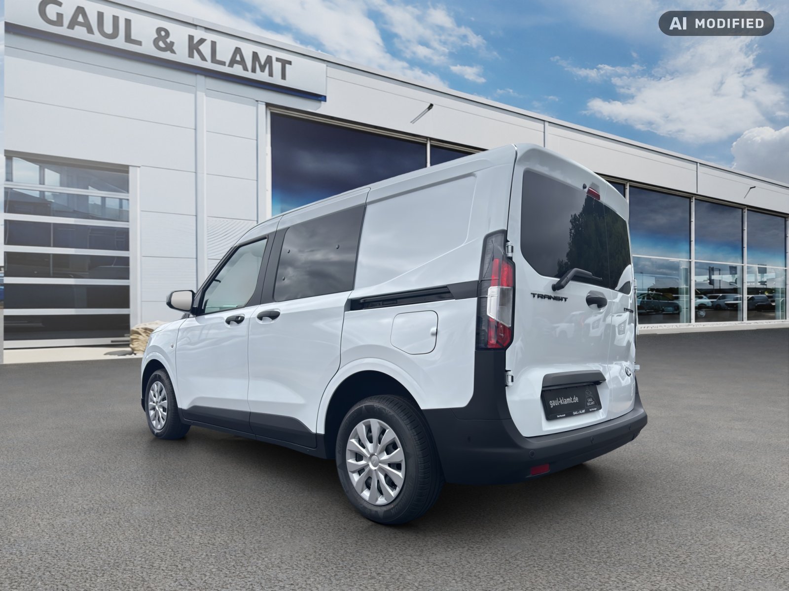 Fahrzeugabbildung Ford Transit Courier 1,5l 74 kW Trend Doppelkabine - mit KI generiert/bearbeitet