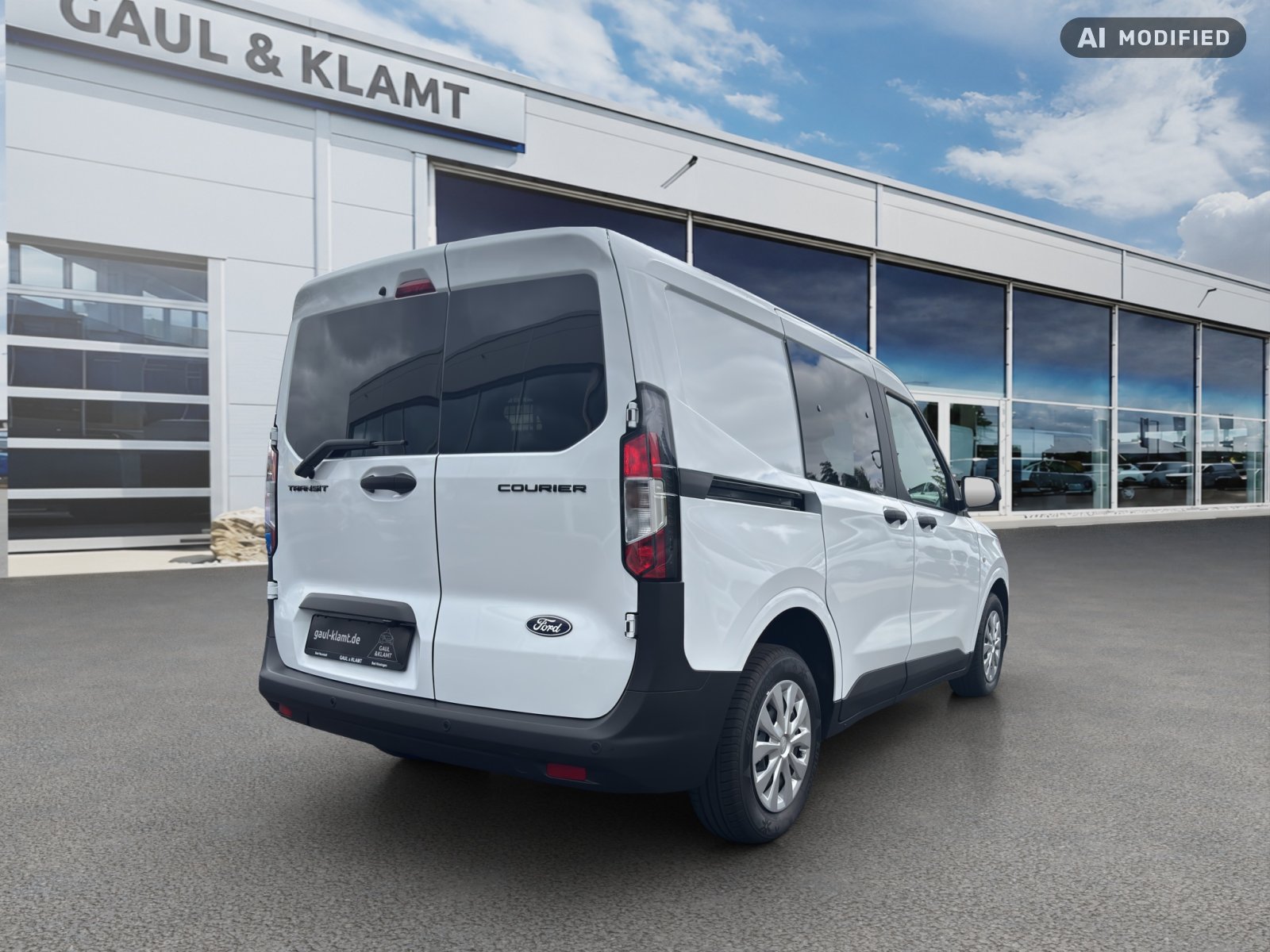 Fahrzeugabbildung Ford Transit Courier 1,5l 74 kW Trend Doppelkabine - mit KI generiert/bearbeitet