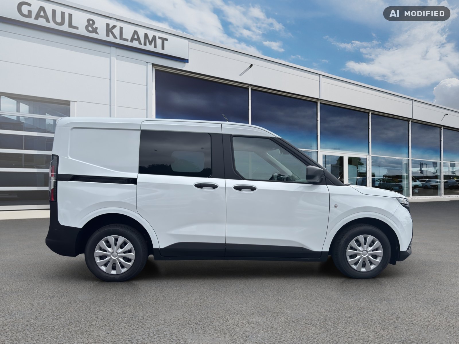 Fahrzeugabbildung Ford Transit Courier 1,5l 74 kW Trend Doppelkabine - mit KI generiert/bearbeitet