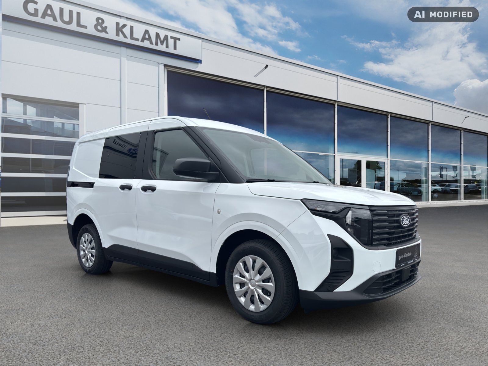 Fahrzeugabbildung Ford Transit Courier 1,5l 74 kW Trend Doppelkabine - mit KI generiert/bearbeitet