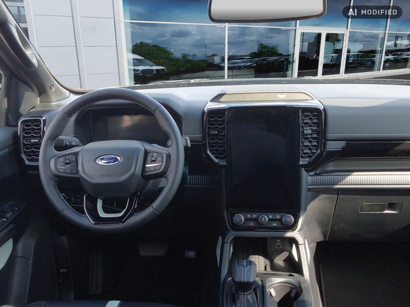 Fahrzeugabbildung Ford Ranger 2,3l 135 kW PHEV Stormtrak e-4WD Doppelkabine - mit KI generiert/bearbeitet