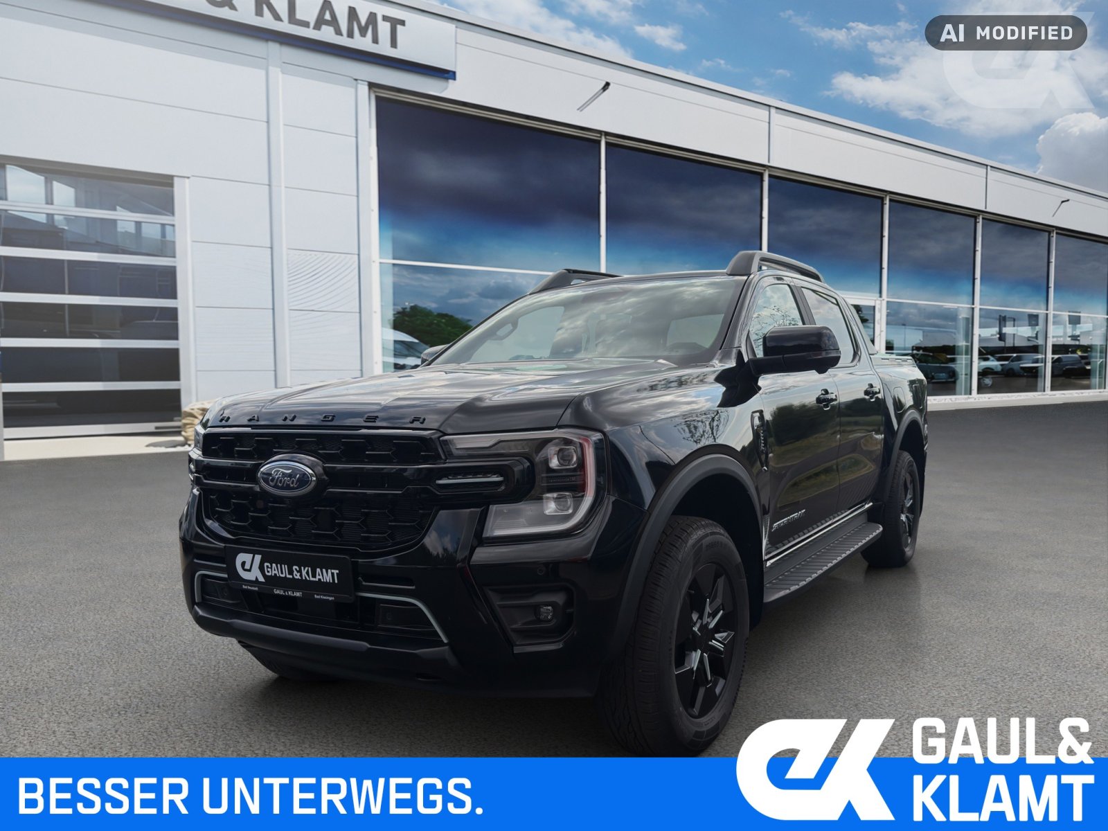 Fahrzeugabbildung Ford Ranger PHEV Stormtrak 4WD Doppelkabine #B&O Sound - mit KI generiert/bearbeitet