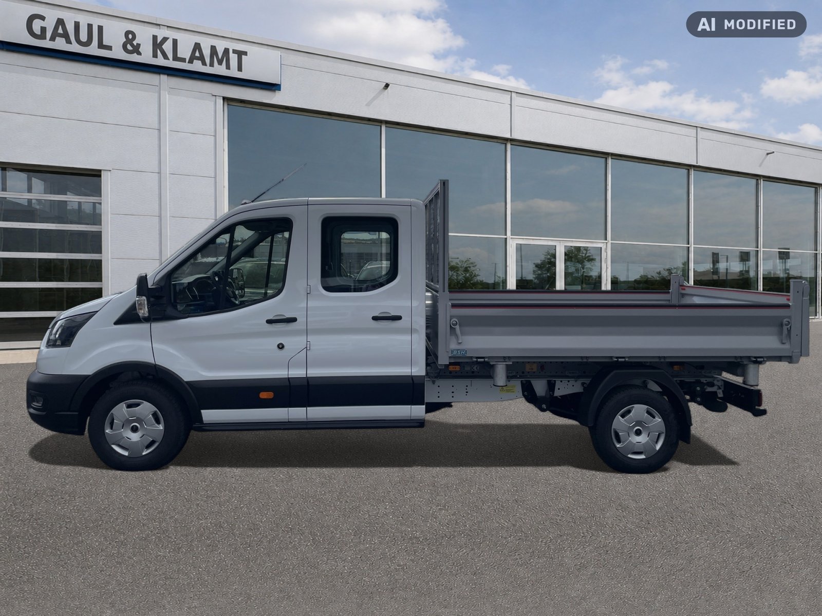 Fahrzeugabbildung Ford Transit Diesel 350 L3 Doppelkabine Trend #AHK - mit KI generiert/bearbeitet