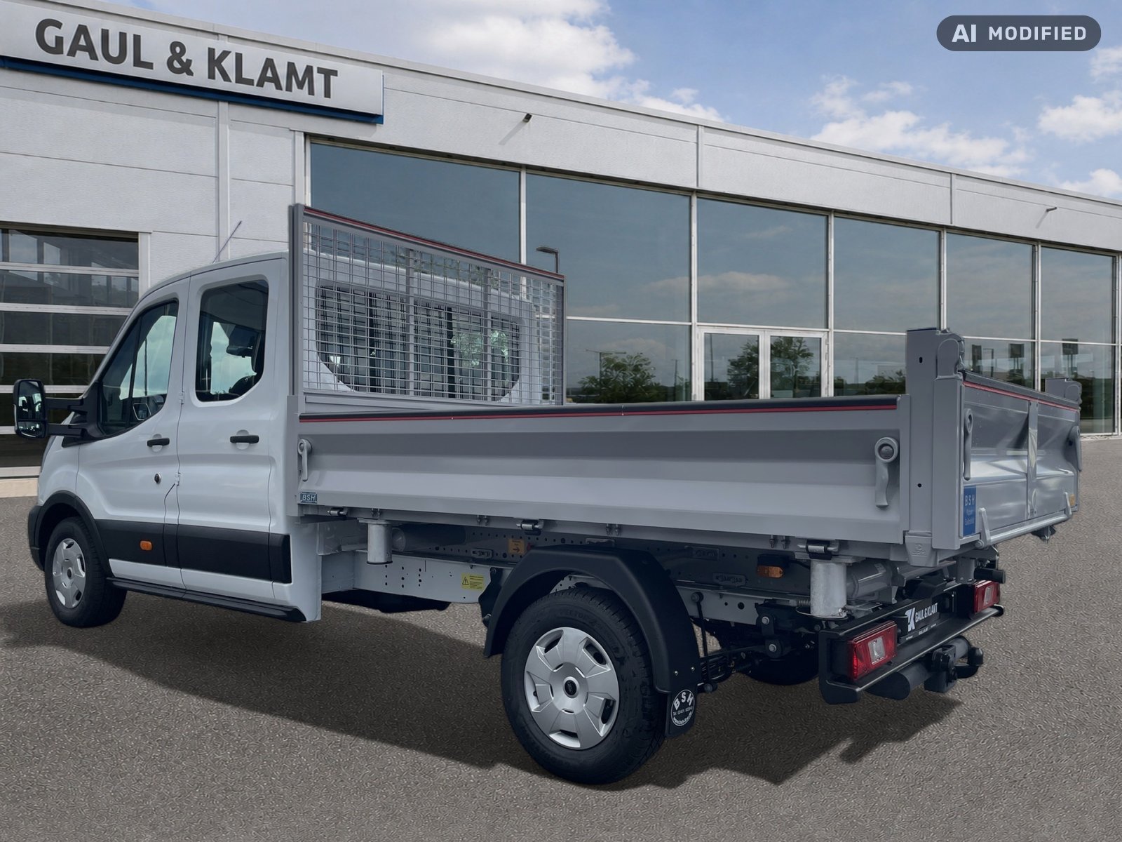 Fahrzeugabbildung Ford Transit Diesel 350 L3 Doppelkabine Trend #AHK - mit KI generiert/bearbeitet