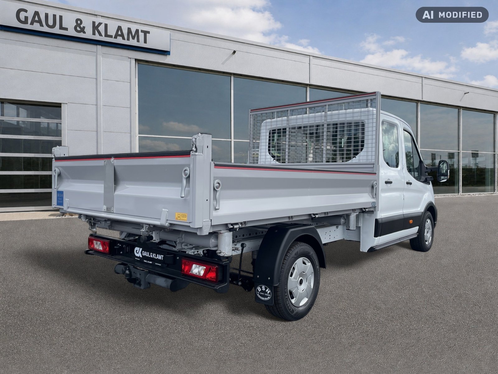 Fahrzeugabbildung Ford Transit Diesel 350 L3 Doppelkabine Trend #AHK - mit KI generiert/bearbeitet