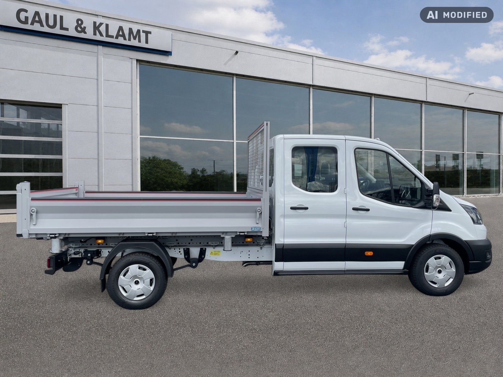 Fahrzeugabbildung Ford Transit Diesel 350 L3 Doppelkabine Trend #AHK - mit KI generiert/bearbeitet