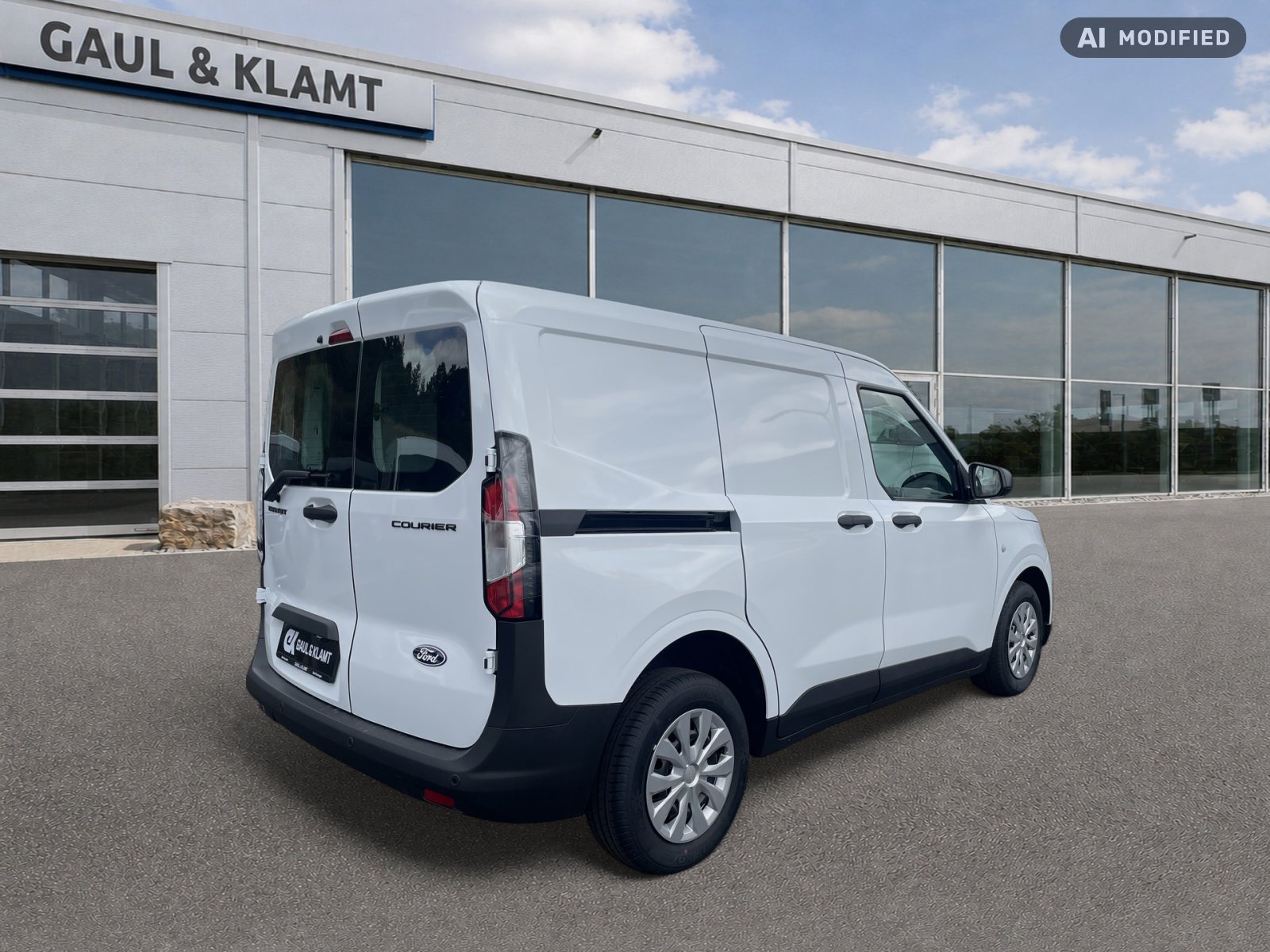 Fahrzeugabbildung Ford Transit Courier EcoBoost Trend #Winterpaket - mit KI generiert/bearbeitet