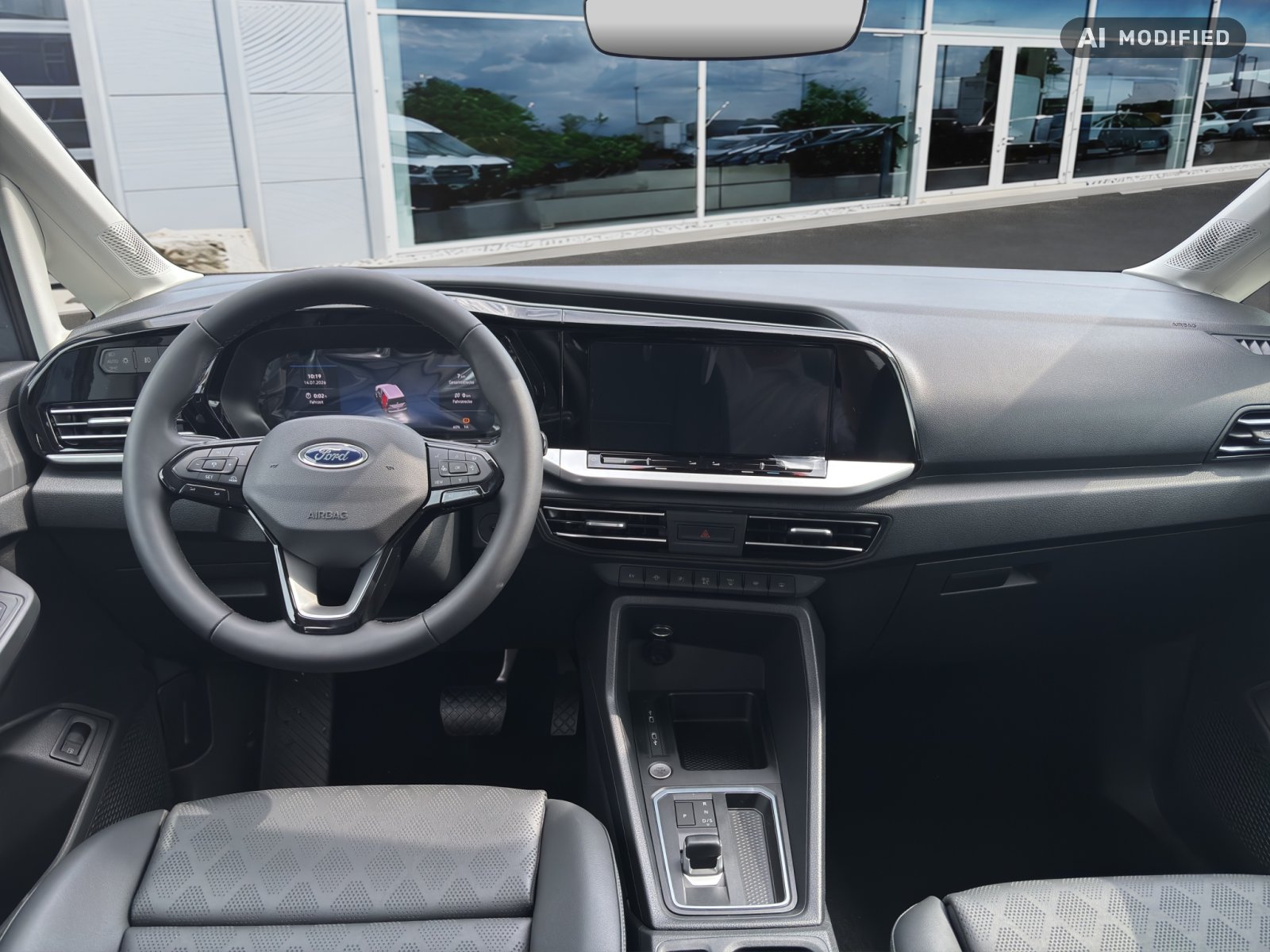 Fahrzeugabbildung Ford Tourneo Connect 1,5l 85 kW PHEV Titanium #Audio-Paket #Ford SYNC - mit KI generiert/bearbeitet