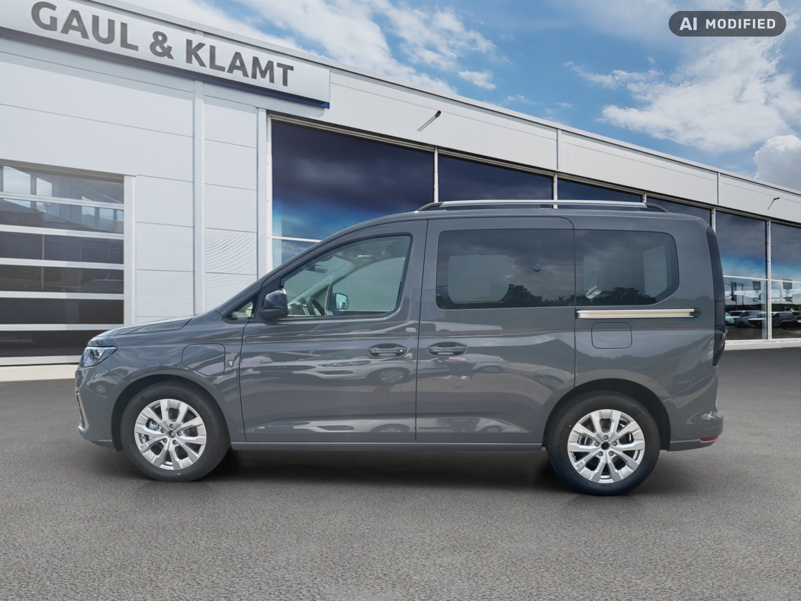 Fahrzeugabbildung Ford Tourneo Connect 1,5l 85 kW PHEV Titanium #Audio-Paket #Ford SYNC - mit KI generiert/bearbeitet