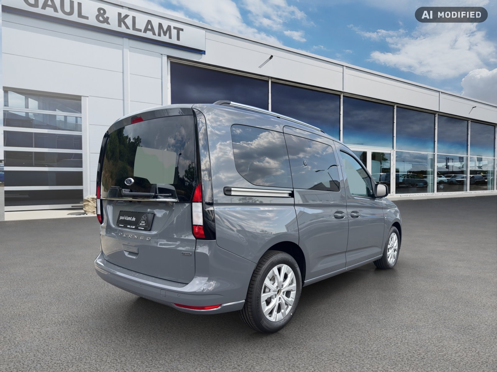 Fahrzeugabbildung Ford Tourneo Connect 1,5l 85 kW PHEV Titanium #Audio-Paket #Ford SYNC - mit KI generiert/bearbeitet