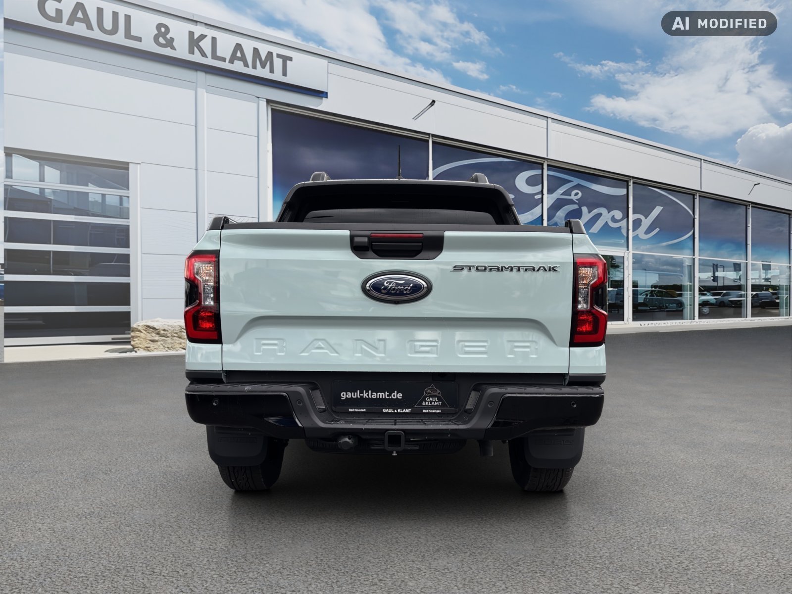 Fahrzeugabbildung Ford Ranger 2,3 l 135 kW PHEV Stormtrak 4WD Doppelkabine #AHK - mit KI generiert/bearbeitet